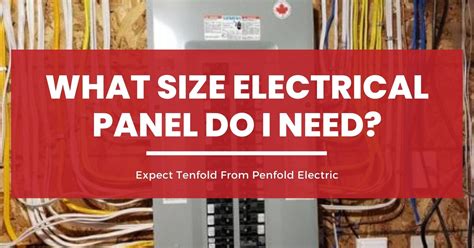 standard commercial electrical panel sizes